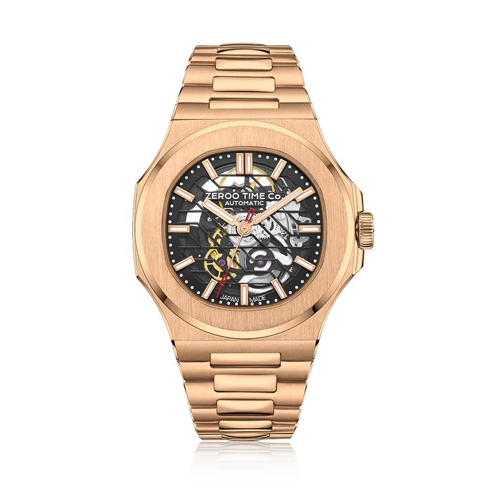 ZEROO M3 THE LYRA CLASSIC & SKELETON MECHANICAL AUTOMATIC (Color:ZM003SRBK)