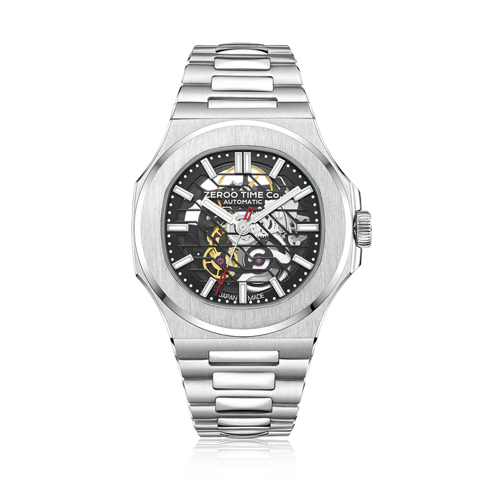 ZEROO M3 THE LYRA CLASSIC & SKELETON MECHANICAL AUTOMATIC (Color:ZM003SSBK)