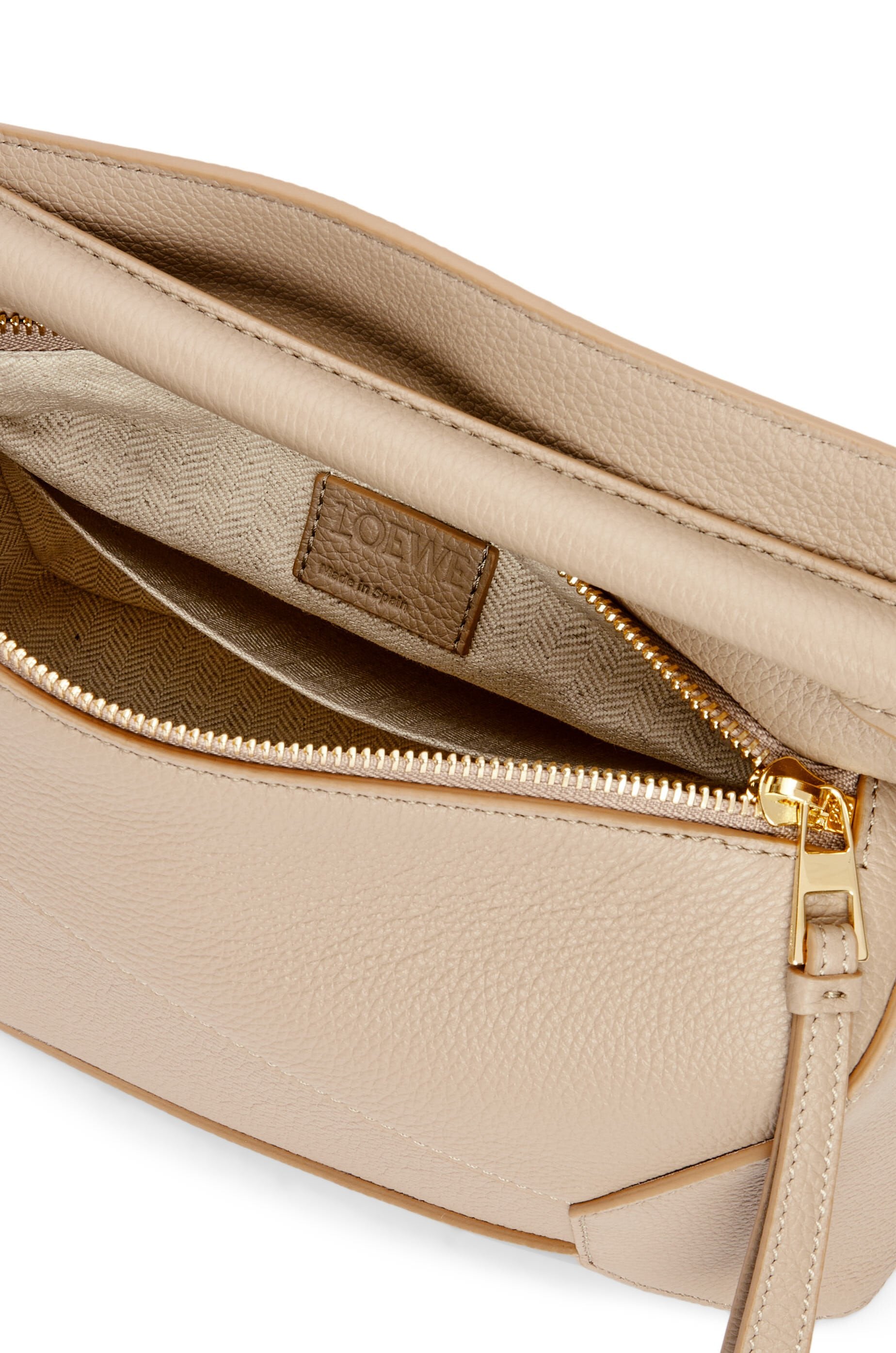 Loewe Small Puzzle bag in soft grained calfskin (Sand)