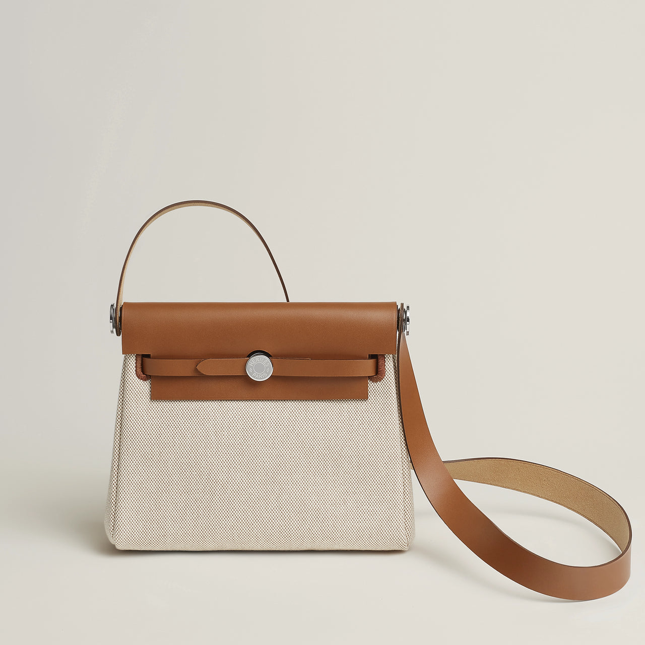 Hong Kong Stock - HERMÈS Herbag Zip Mini 20 (Ecru-Beige/Fauve)