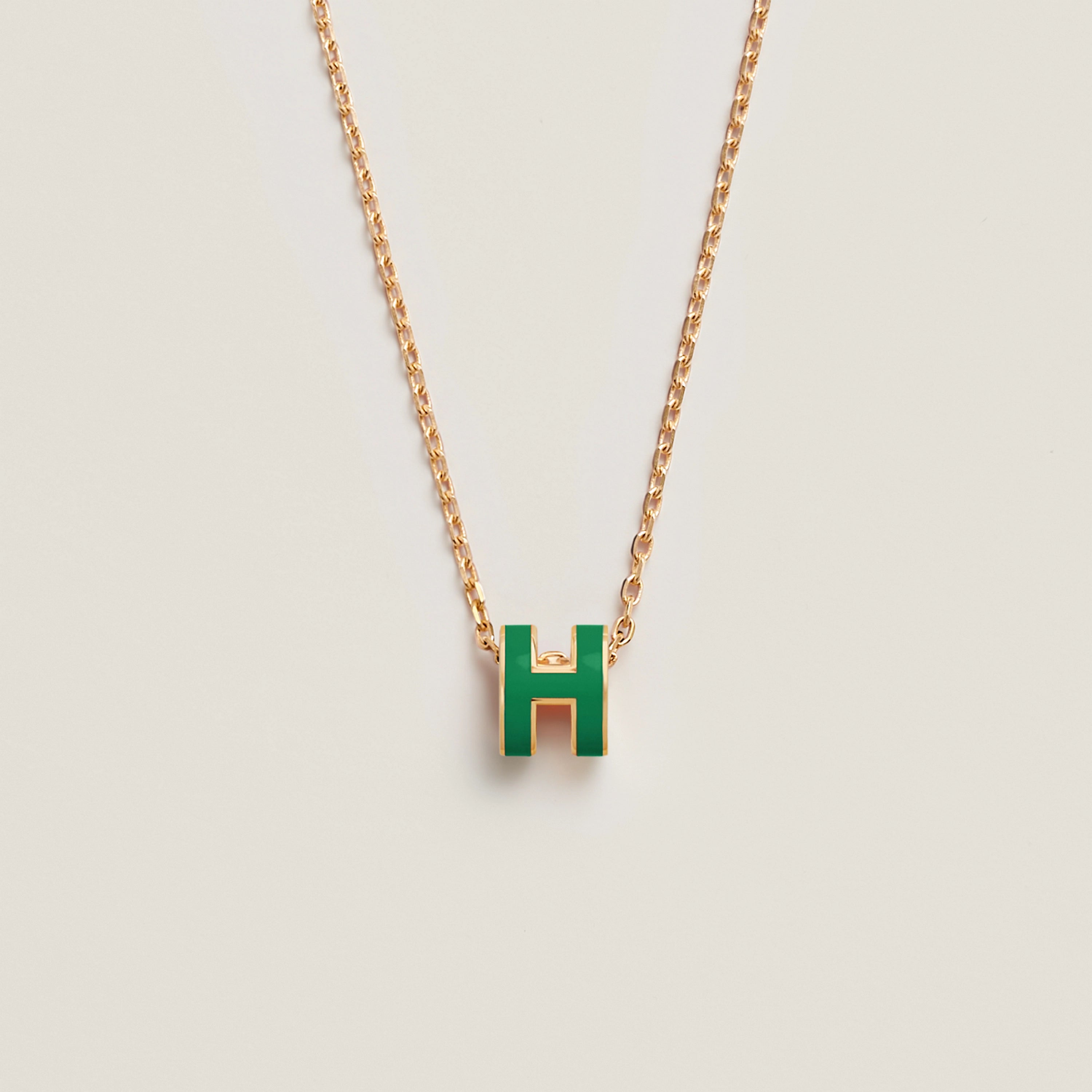 香港股票 - Hermes Mini Pop H 耳環 (黑色/玫瑰金)