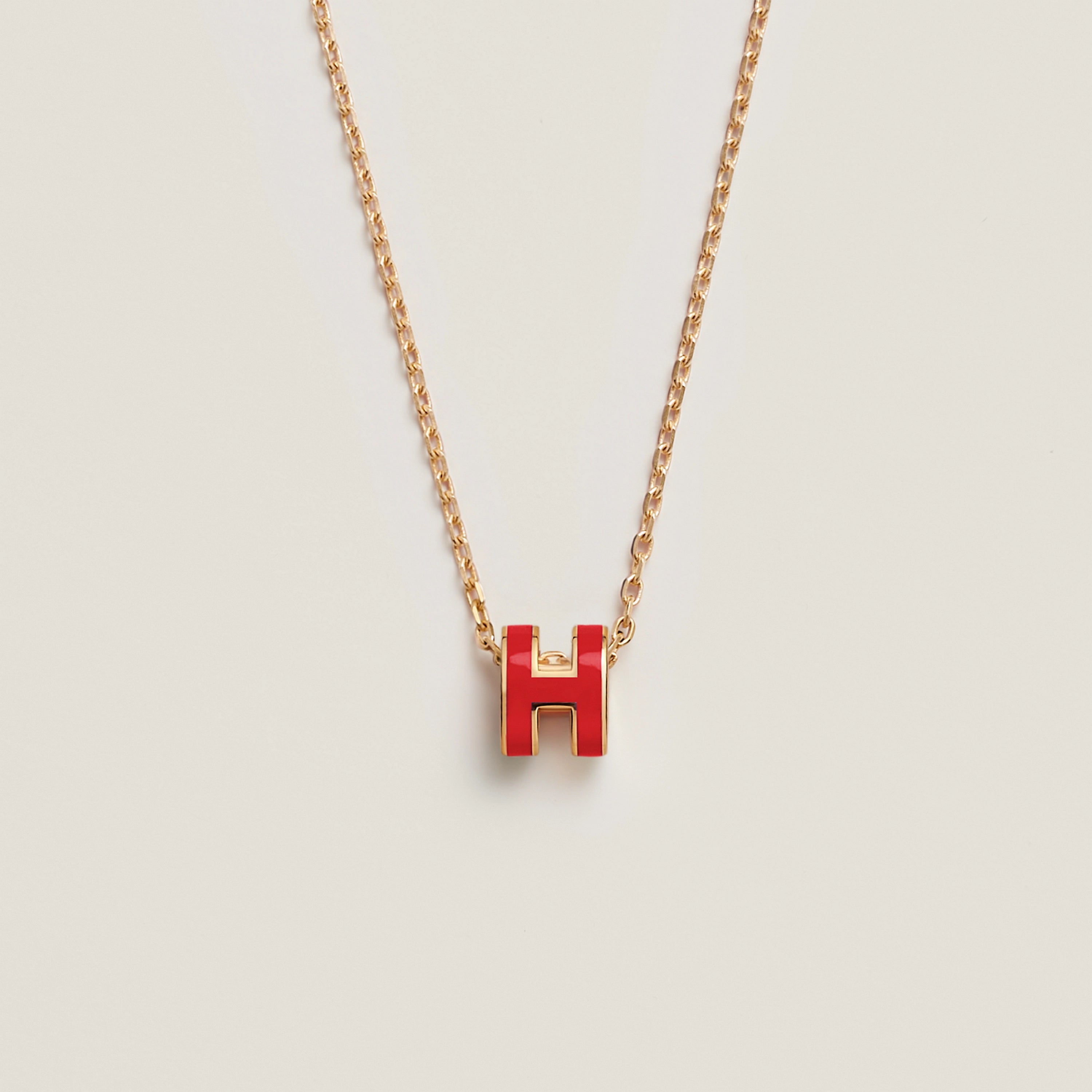 香港股票 - Hermes Mini Pop H 耳環 (黑色/玫瑰金)
