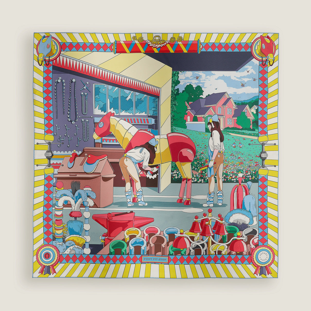 香港庫存 - 愛馬仕 90x 90 圍巾