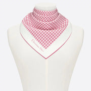 Hong Kong Stock - Dior 30 Montaigne Square Scarf (Peony Pink).