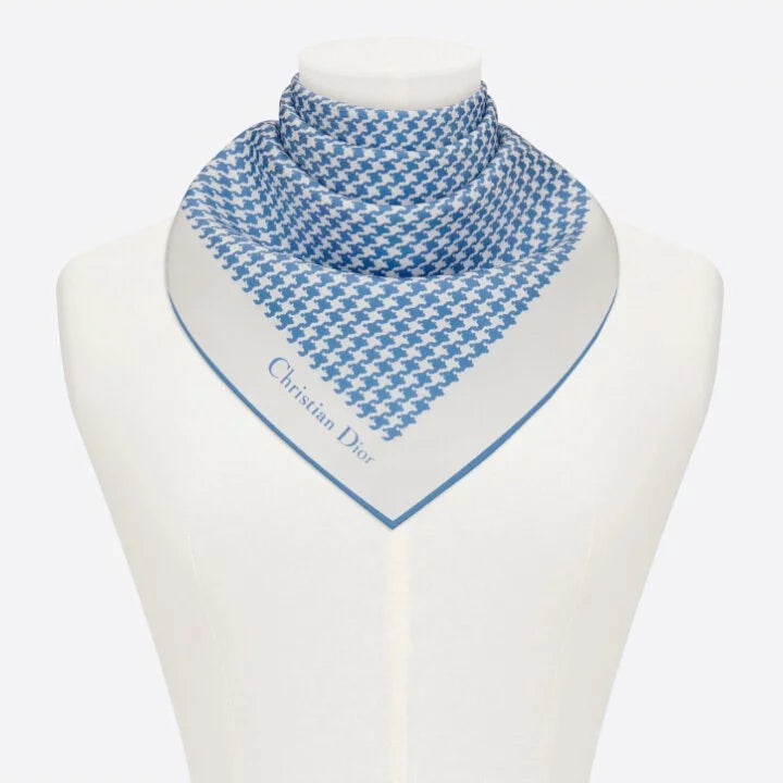 Hong Kong Stock - Dior 30 Montaigne Square Scarf (Cornflower Blue).