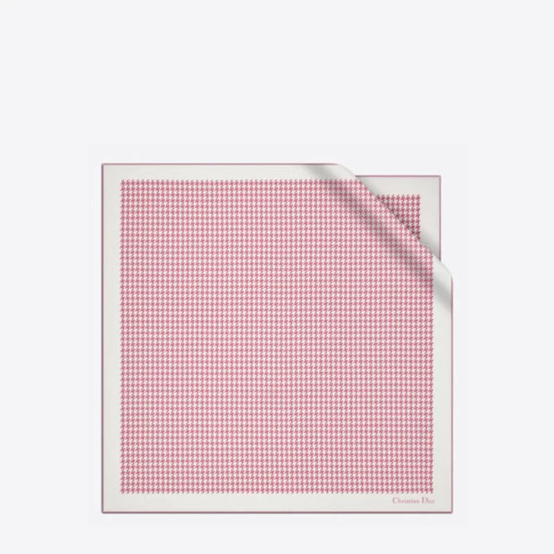 Hong Kong Stock - Dior 30 Montaigne Square Scarf (Peony Pink)