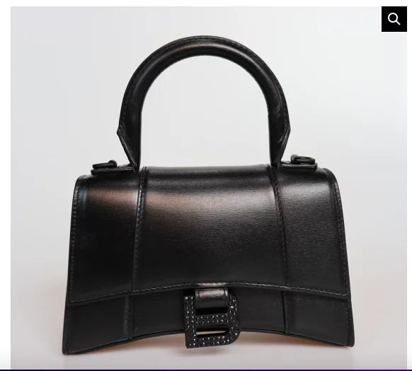 Balenciaga Hourglass XS Handbag with Rhinestone