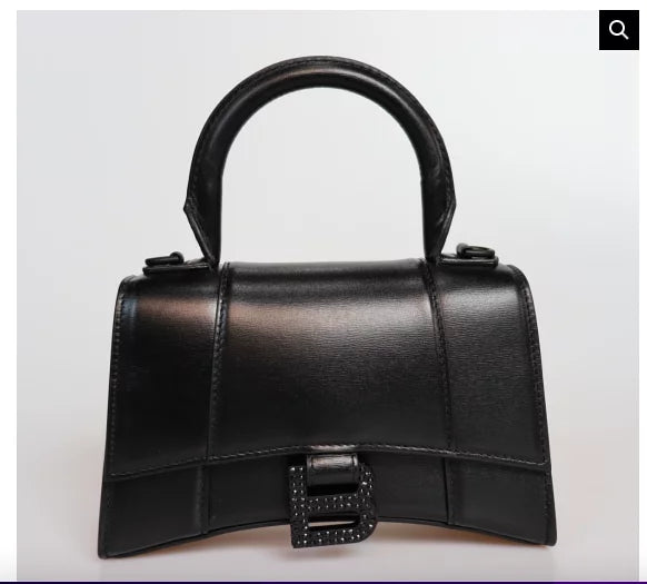 Hong Kong Stock - Balenciaga Hourglass XS Handbag with Rhinestone