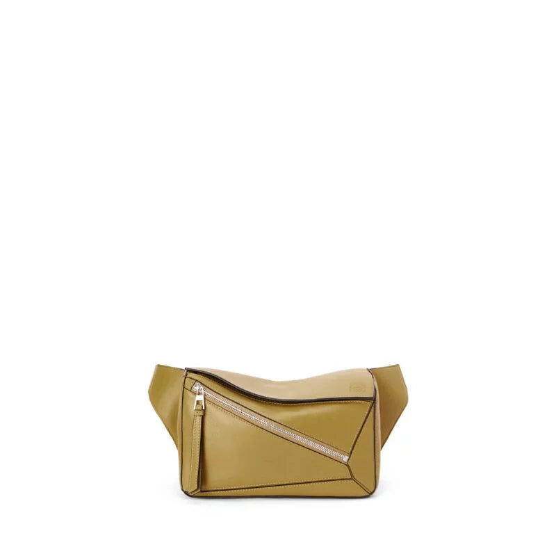 Loewe Small Puzzle Bumbag in classic calfskin (Ochre)