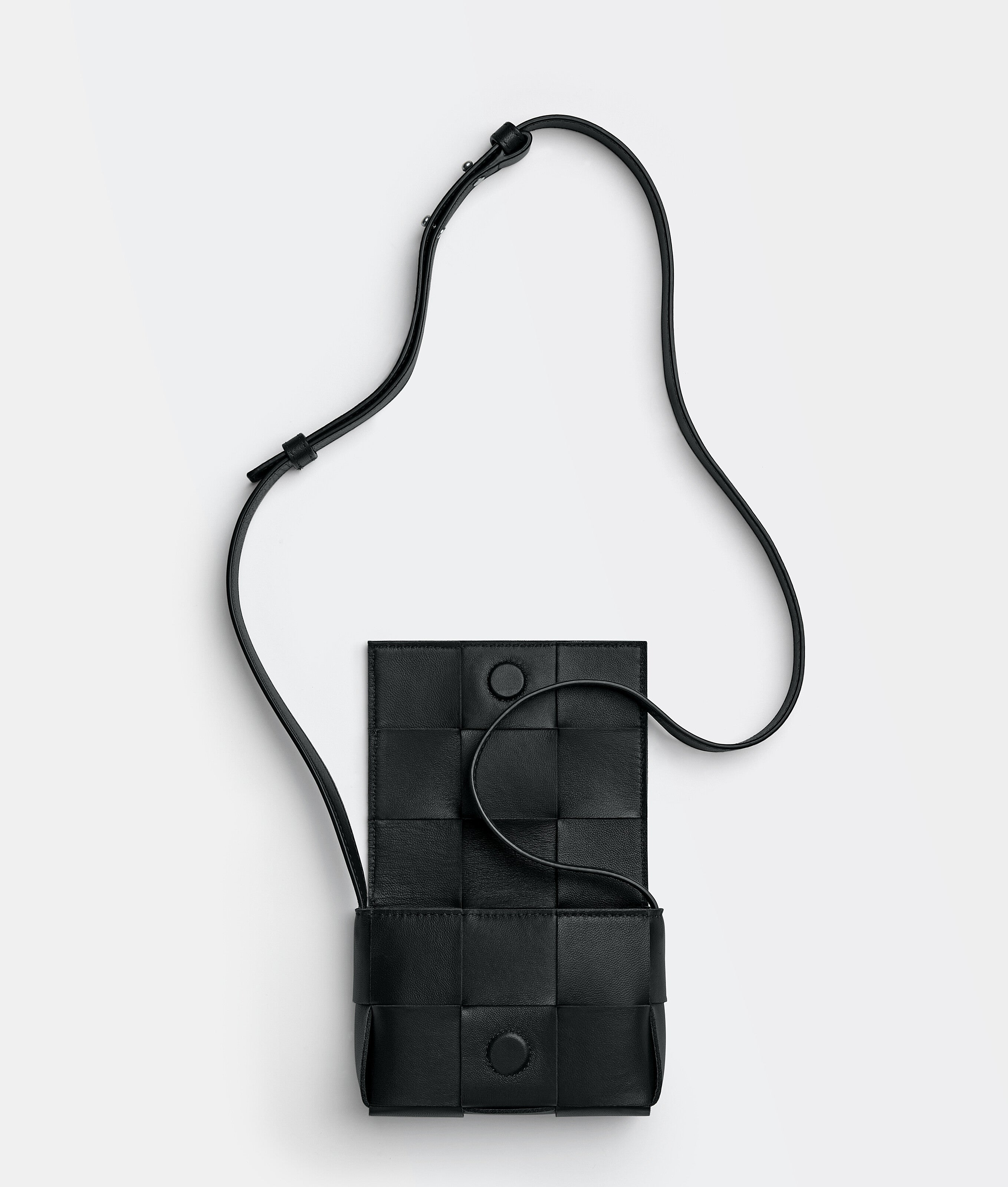 Bottega Veneta BV Candy Cassette 斜挎包(黑色)